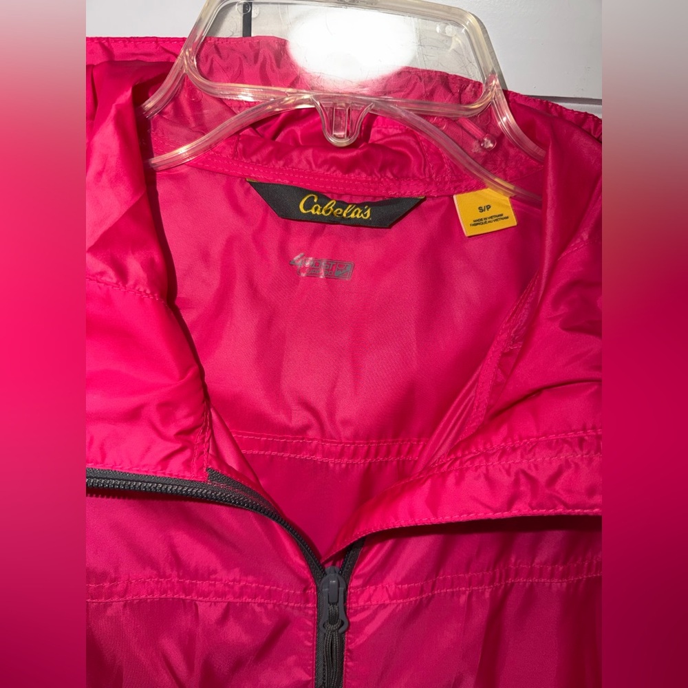 Cabela's Hot Pink Zipper Jacket. SP 30. Size-S/P - Picture 2 of 6